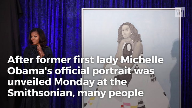 Michelle Obama's Portrait Dress Choice Is No Coincidence, Here's The Sneaky Message She Sent