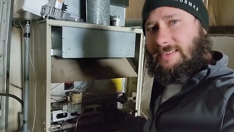 How to light a gas furnace with standing pilot Ignition system - Old Betsy