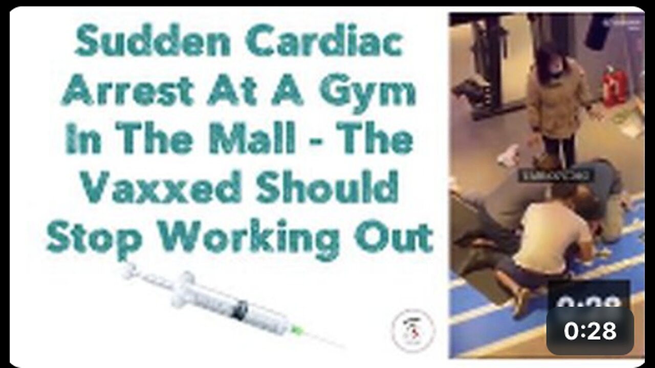 Sudden Cardiac Arrest At A Gym In The Mall - The Vaxxed Should Stop Working Out 💉(2022)