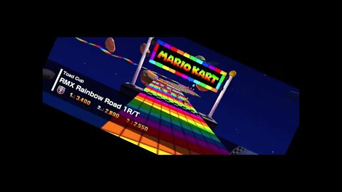 Mario Kart Tour - RMX Rainbow Road 1R/T Gameplay & OST