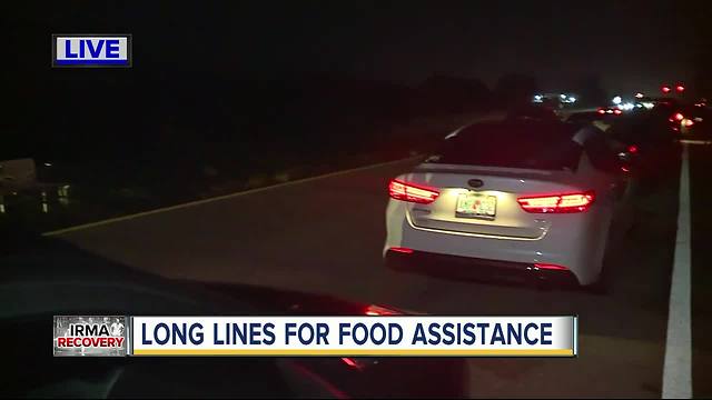 Thousands seek SNAP benefits after Hurricane Irma, long lines form early