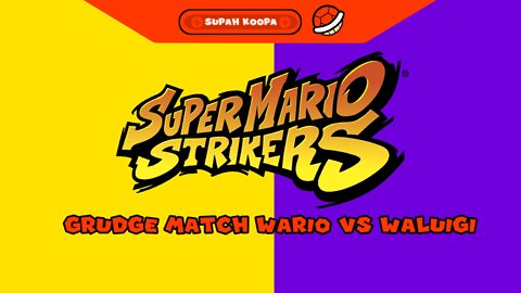 Super Mario Strikers Grudge Match Wario Vs Waluigi