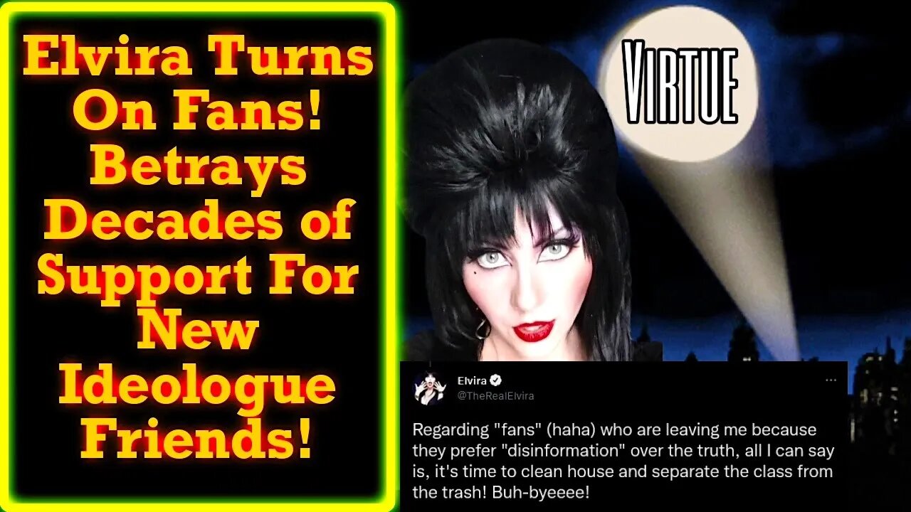 Elvira Cassandra Peterson Literally Calls Her Decades Old Fanbase Trash!