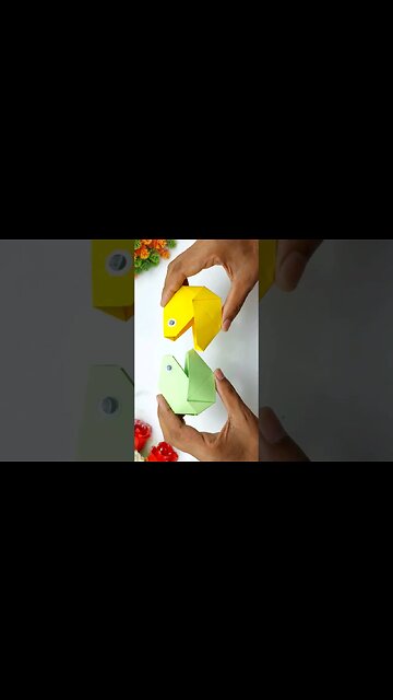 Paper Pac-Man😍 Easy Paper Crafts For Fun