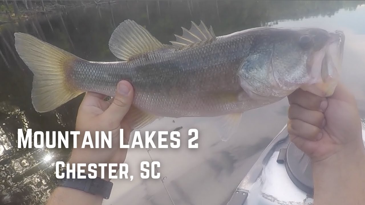 Mountain Lakes 2 - Chester, SC - Kayak Fishing for Bass