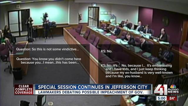 Special session continues in Jefferson City