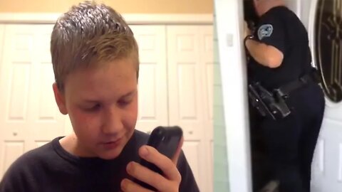 Police show up to kids house for prank calling 911..