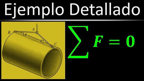 [Práctica] (Ej. 27) Equilibrio de Fuerzas en una Partícula | Estática