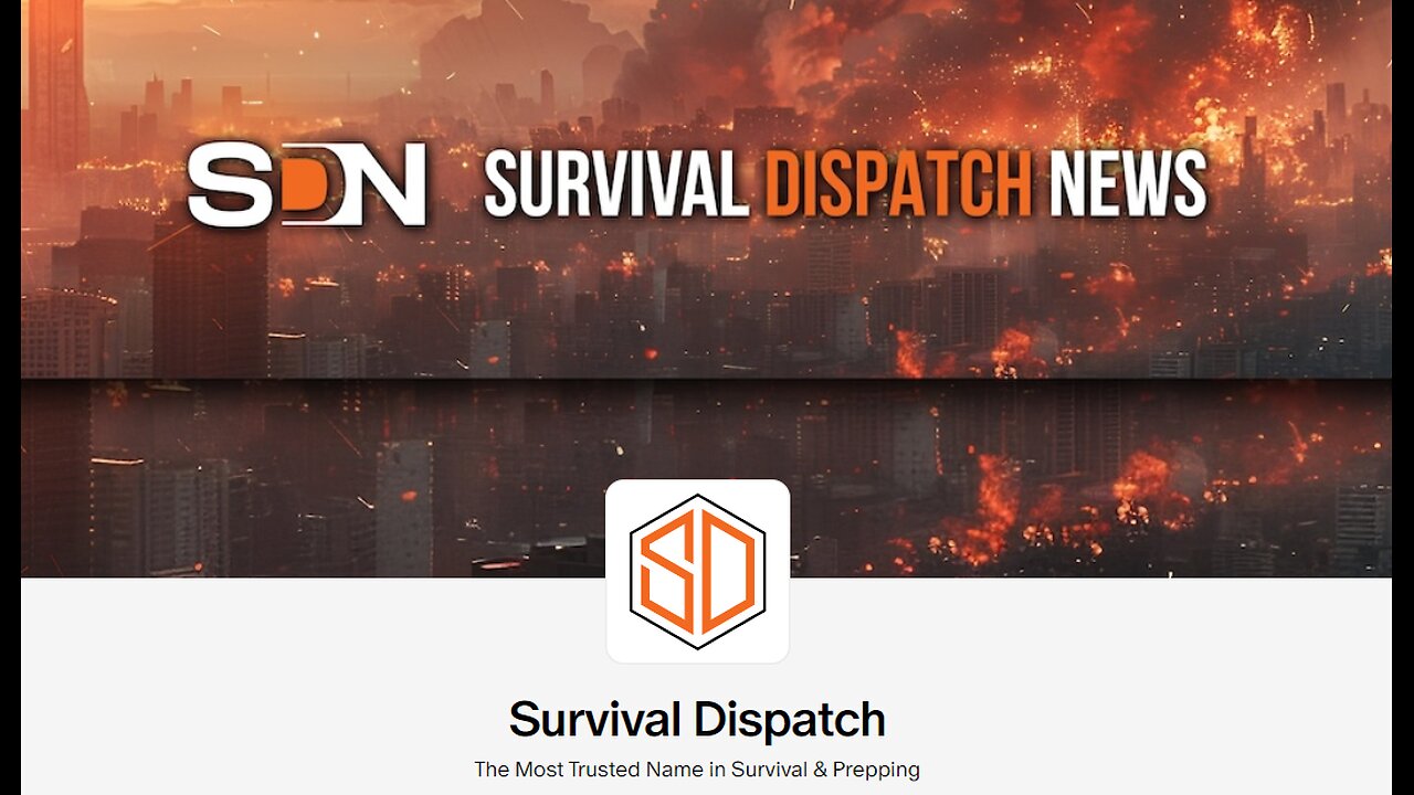 CHAT with CHRIS (CEO of Survival Dispatch, ***NO SHOW*** , suppose HELP Prepare Us!)