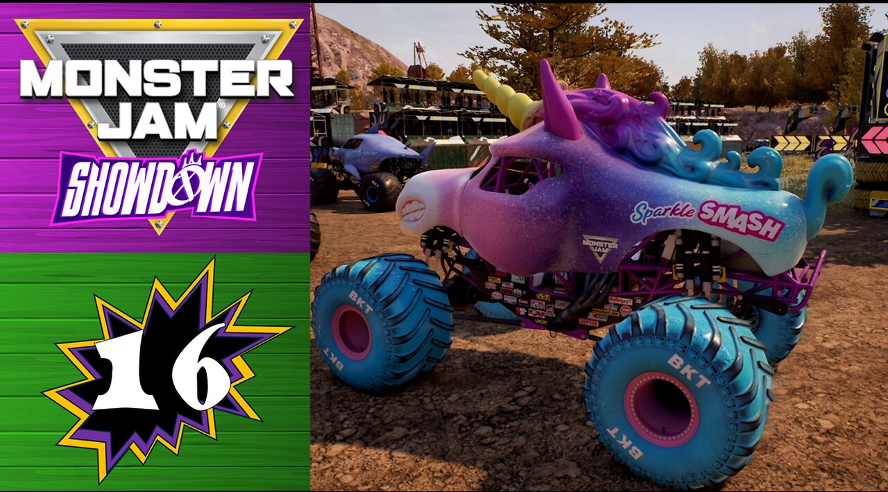 Monster Jam Showdown Ep 16 Sparkle Smashs Dazzling Victories