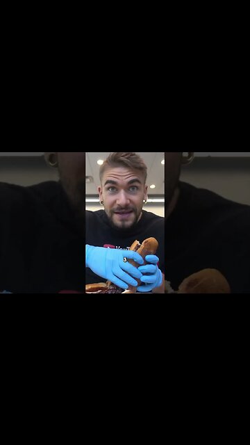 WORLDS BIGGEST MCDONALD’S ‘MCRIB’ CHALLENGE! #mcdonalds #foodchallenge #bbq #eatingshow #yum #food