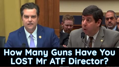 Matt Gaetz Destroys ATF Director Steven Dettelbach 🇺🇸 #freedom #viralvideo #mattgaetz