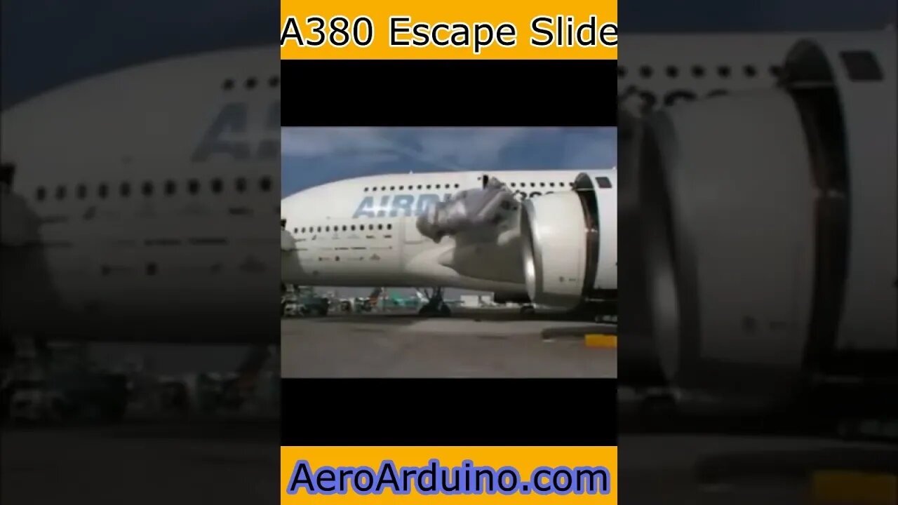 Giant Emergency Escape Slide #A380 #Aviation #Flying #AeroArduino