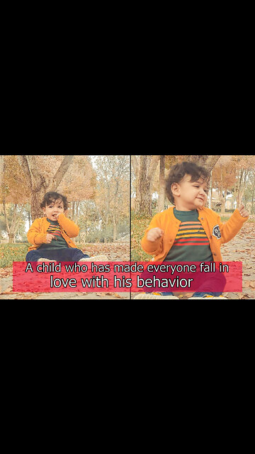 A child who has made everyone fall in love with his behavior