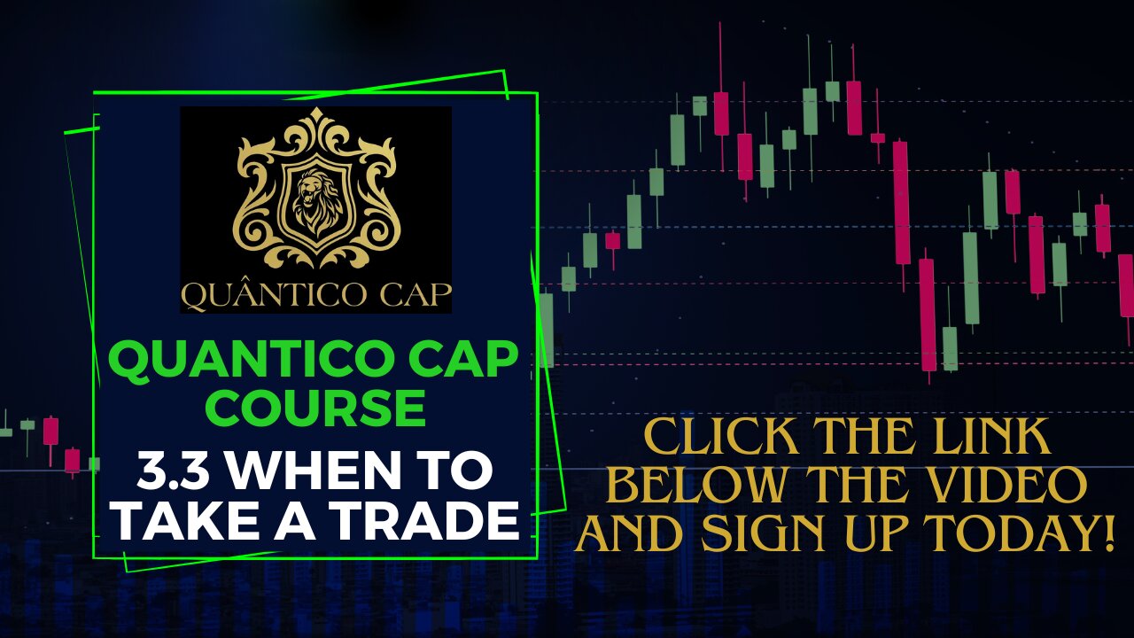 QuanticoCapCourse - 3.3When To Take A Trade | MakeMoneyOnline DayTrading Nasdaq