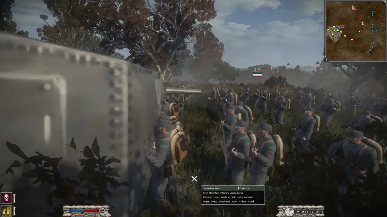 Napolean Total War: Great War Mod: Battle Highlight Italian Forces Vs Imperial German Army