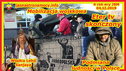 Eter tv skończony! Mobilizacja wojskowa. Podmiana ludności w Polsce