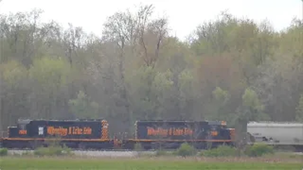 Wheeling & Lake Erie Mixed Freight Train From Sterling, Ohio April 20, 2024