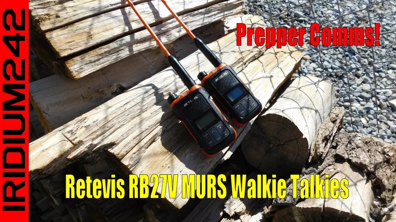 Preparedness Communications Retevis RB27V MURS Walkie Talkies And Antenna