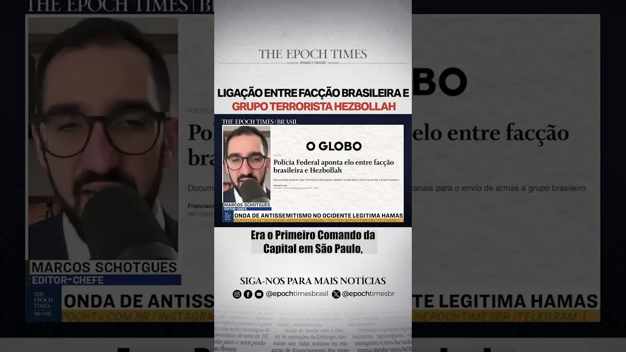 Ligação entre facção brasileira e grupo terrorista Hezbollah