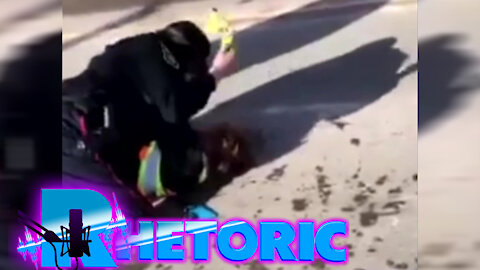 Barrie Police Officer in altercation with skateboarder