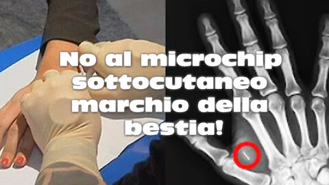 No al microchip sottocutaneo marchio della bestia!