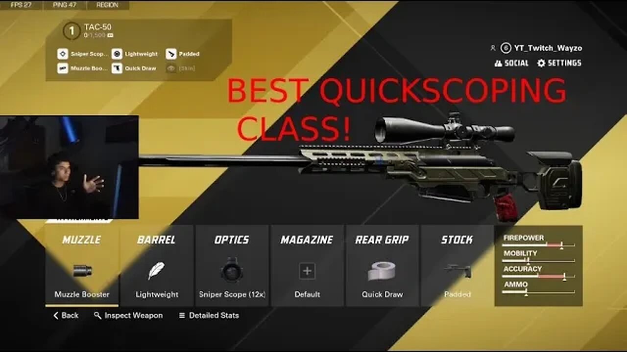 *BEST* QUICKSCOPING SNIPER CLASS IN XDEFIANT!