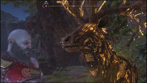 Stag of the Four Seasons Duneyrr | God of War: Ragnarök 4K Clips (PS5, PS4) | God of War Ragnarok