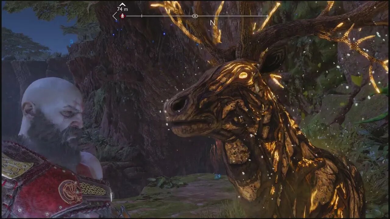 Stag of the Four Seasons Duneyrr | God of War: Ragnarök 4K Clips (PS5, PS4) | God of War Ragnarok