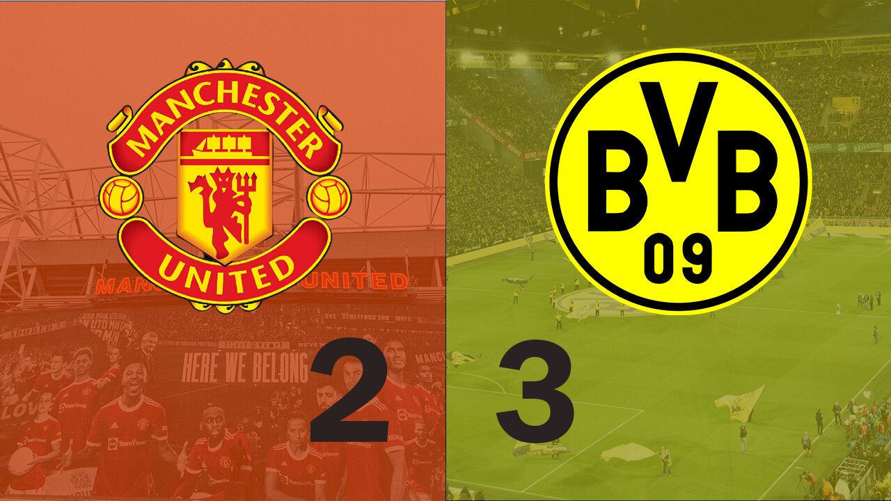 Manchester United vs Borussia Dortmund || Pre-Season || 2-3 || Las Vegas ||