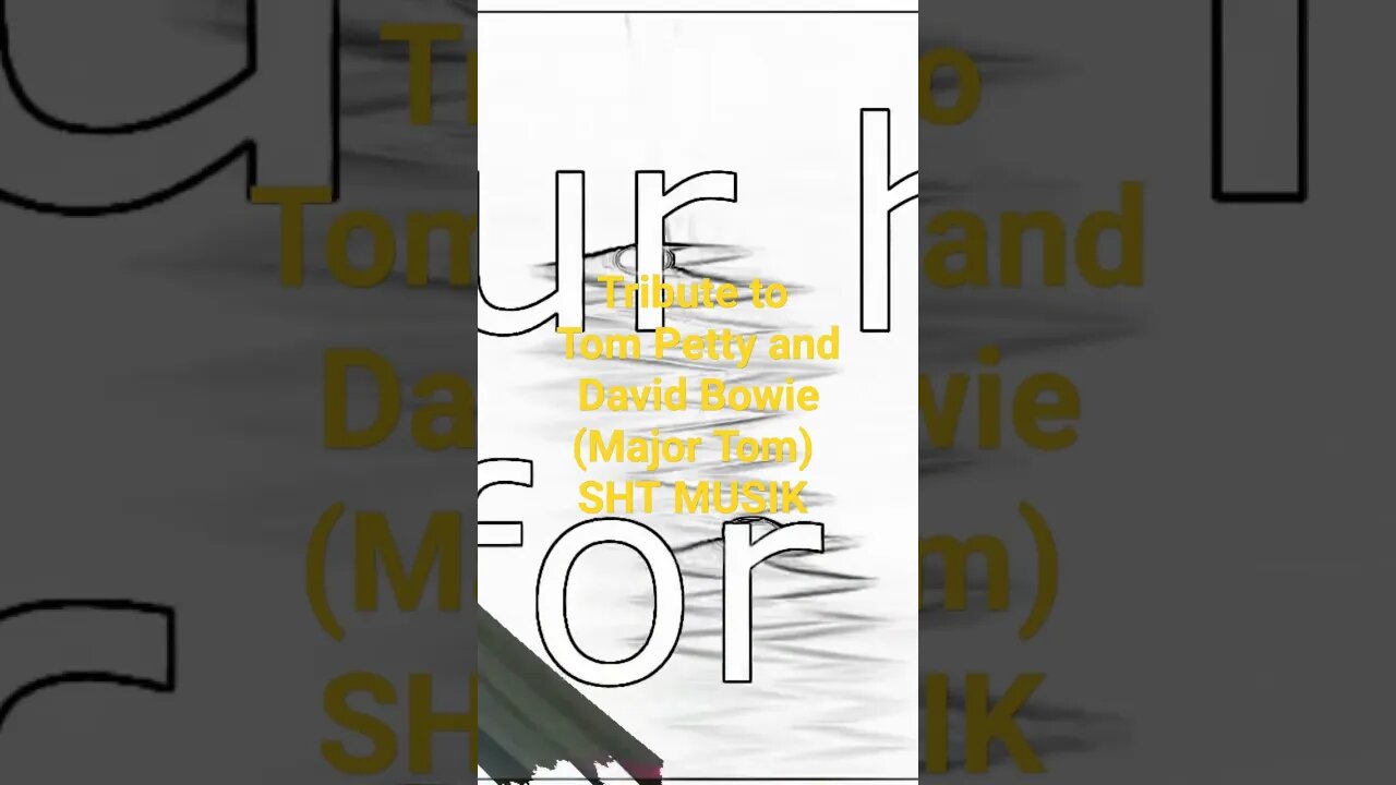 Minor Tom - Tribute to Tom Petty and David Bowie (Major Tom) SHT MUSIK