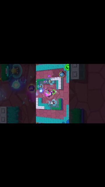 EMZ is Dangerous Gem Grab | Brawl Stars #gameplay #reel #short #gaming #shorts #game #gamer #games