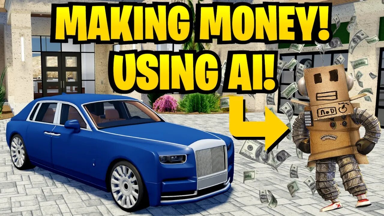 *GONE WRONG* USING AI to GET RICH in Driving Empire!