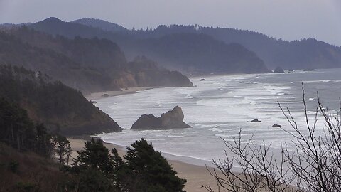 Drive Up the Pacific Coast Highway in Oregon - Shot w/Canon G30