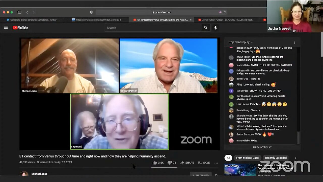 Michael Jaco, Dr Raymond Andrew Keller, Rob Potter, Jovan Hutton Pulitzer, David Clements