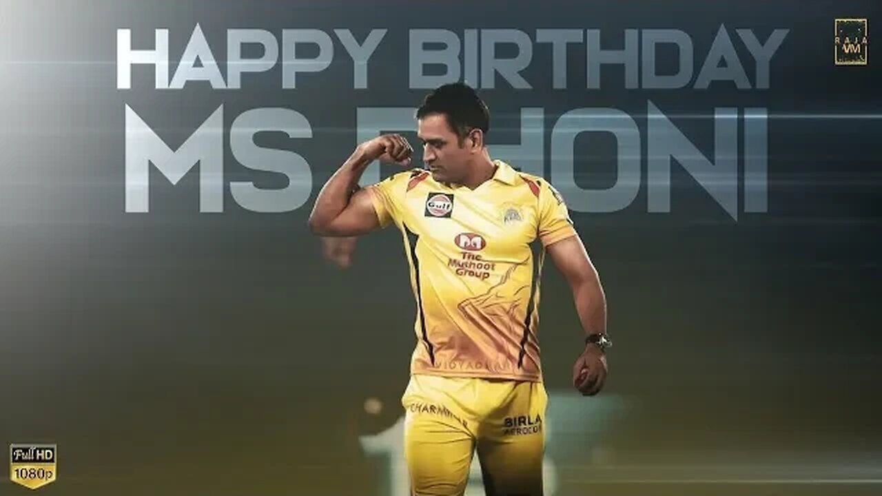 ms dhoni birthday status 2023 | MSD birthday whatsapp status | happy birthday dhoni