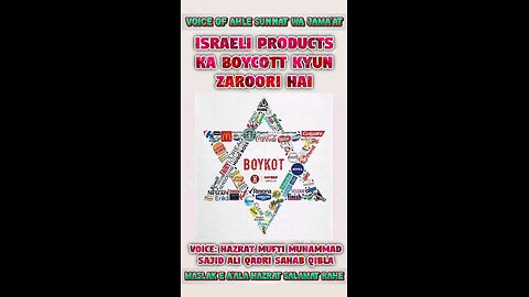 Boycott Israeli Products