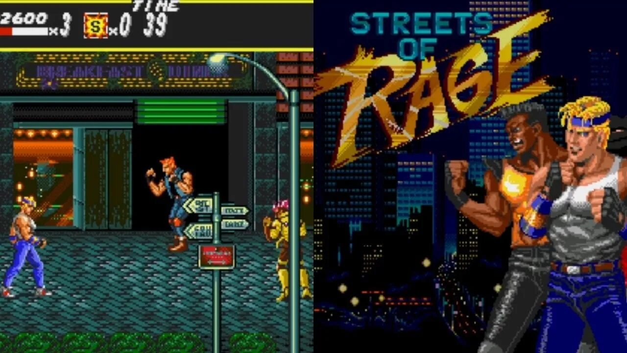 1991 Streets of Rage Arcade Game. Classic and Retro No Commentary Gameplay. SEGA | Piso games