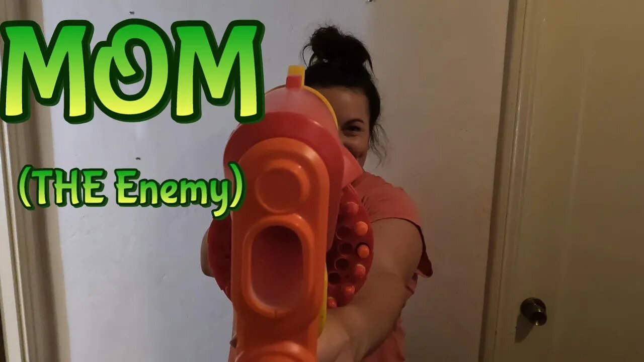 MOM"S Vengeance for Solitude!!! - Nerf War battle fought for PEACE