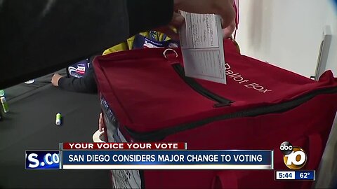 San Diego considers change to 'ranked choice' voting