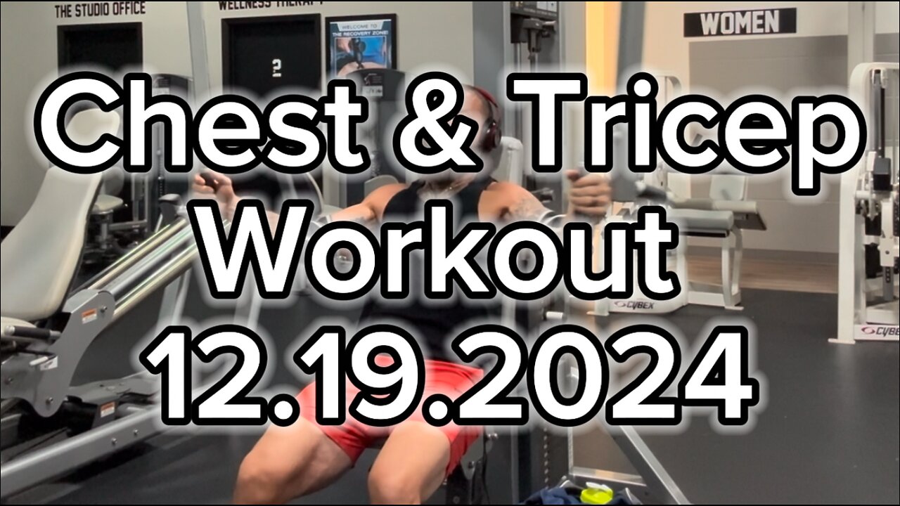 Chest and Tricep Workout: 12.19.2024 #4nomorefitness #gymworkout #chestworkout #tricepsworkout