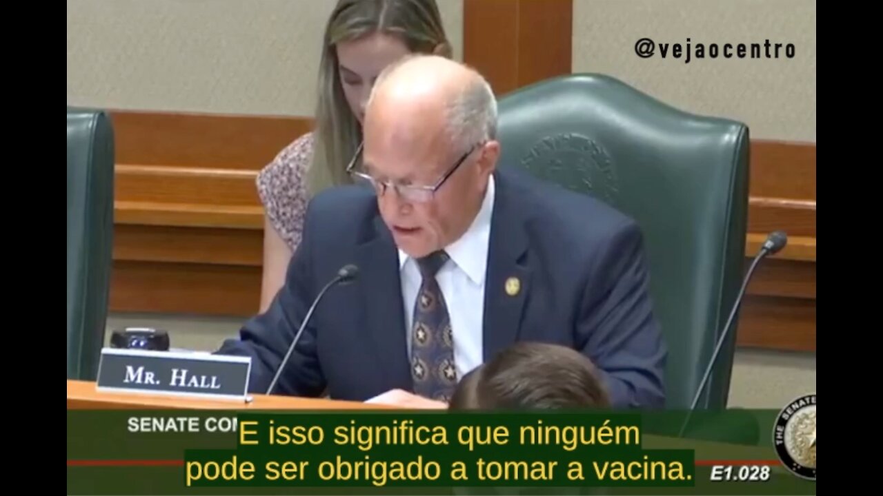 Audiência do Projeto de Lei do Texas pela PROIBIÇÃO DO PASSAPORTE DE VACINAS (LEGENDADO)