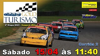 GOLD TURISMO | Corrida 2 | 2ª Etapa 2023 | Guaporé (RS) | Ao Vivo