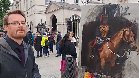 www.robpointon.co.uk Artist at horse guards #horseguardsparade