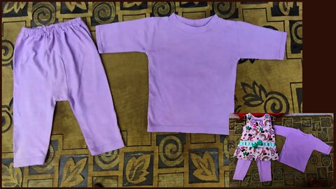 Highneck and trouser dress tutorial for baby girl