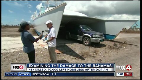 Examining the damage to the Bahamas