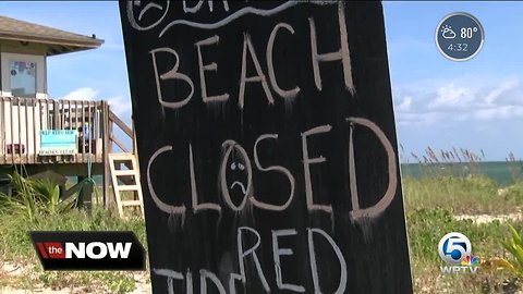 Beaches remain closed in Indian River County due to red tide