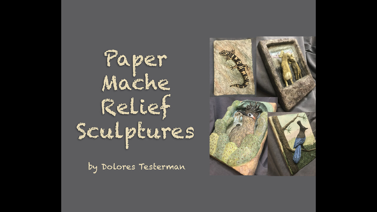 Paper Mache Relief Sculptures