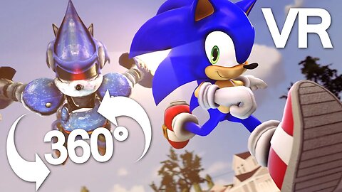 Sonic Animation - SONIC THE HEDGEHOG BATTLE 360° VR | Sasso Studios