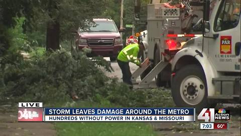 Storms burble up, hit Kansas City metro